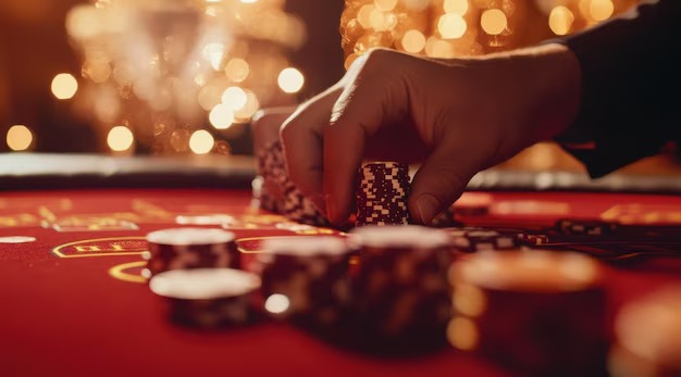 Live dealer blackjack table at erek2 2d studio with multiple camera angles